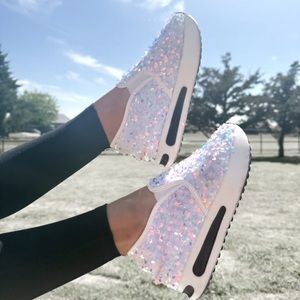 Sequin sparkle shoes